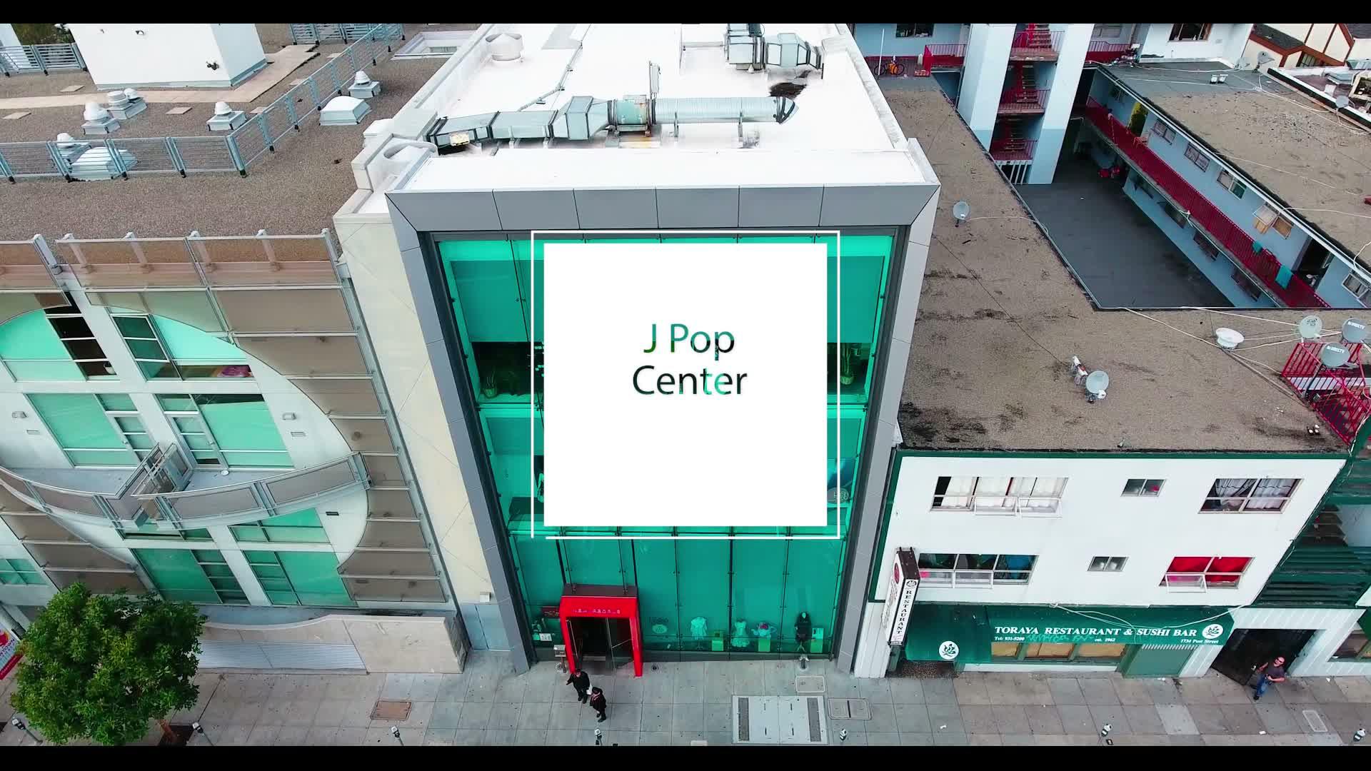 J-POP Center storefront glazing, a frame from USGA Inc.'s project video